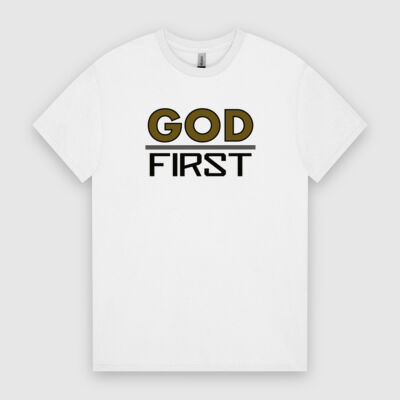 Mens Classic Tee - GOD FIRST Thumbnail