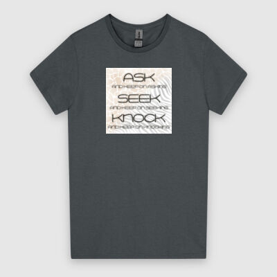 Women's Classic Tee - ASK SEEK KNOCK Thumbnail
