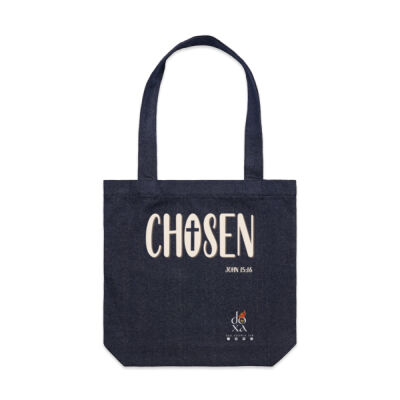 Tote / Bible Bag in Denim - Chosen Thumbnail